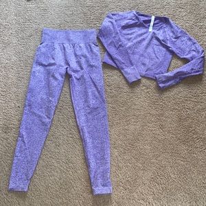 Seamless athletic set